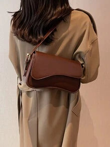 Grace Arc Chocolate Brown Shoulder Bag