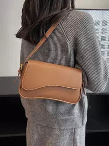 Grace Arc Mustard Brown Shoulder Bag