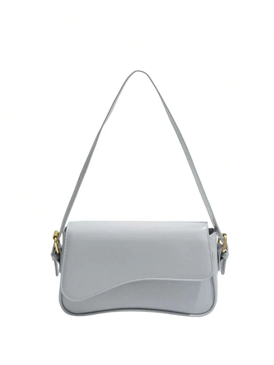 Grace Arc White Shoulder Bag